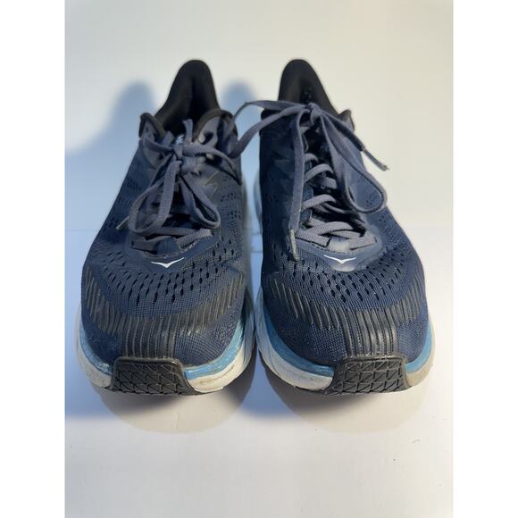 Hoka One One Clifton 6 Men’s Running Shoes Size 8.5 Blue Green Road Sneakers - Picture 3 of 8